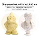 eSUN Matte PLA Refilament 1.75mm and Upgarded eSpool+ Set, Reusable and Removable Filament Spool Replacement with 3D Printer Refill Matte PLA, 1KG Spoolless 3D Printing Filament, Dark Grey eSUN