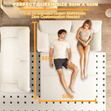 UPYOOE 63.8" Futon Sofa Bed Queen Size, Pull Out Bed, 3-in-1 Convertible Sleeper Sofa with Side Pocket, Modern Velvet Futon Couch for Living Room, Small Space, Apartment, Bedroom, Beige UPYOOE