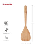 KitchenAid Universal Bamboo Short Turner, One size, Wood KitchenAid