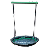 Swing, Climb and Glide Play Center. Backyard Playground Set. Easy Assembly, 7 User / 5 Station Metal Outdoor Play Set for Kids with Two Climbing Stations. 176" L x 69" Deep x 73" H, by XDP Recreation XDP RECREATION