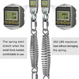 Dolibest Heavy Bag Hanger, Wall Ceiling Mount Hook for Punching Bags, Body Weight Strength Training Systems, Wood Beam Holder with Spring and 2 Carabiners, 4Wood Screws for Wooden Sets Dolibest