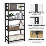 MRRcute 4 Tier 1000LBS Storage Shelves Heavy Duty, Storage Racks and Shelving, Standing Storage Shelf Units, Utility Shelf with Wheels, Metal Shelves for Garage, Kitchen, Living Room, and Pantry. MRRcute