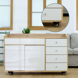 Casters Wheels Set of 4 Heavy Duty Swivel Casters 2" Double Locking Castor Wheels Set with Brake Industrial Polyurethane Metal Wheels for Workbench, Furniture, Cabinet, Wood Box, Outdoor Plate Casters GcFoir