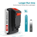 UTRBATT 3.6Ah 20V Replacement Battery Compatible with Black & Decker 20v Max LBXR20 LB20 LBX20 LBX4020 Extended Run Time Cordless Power Tools Series 2Pack UTRBATT