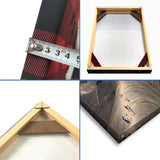 ECYC Ltd 40 x 40cm Wood Canvas Frame Kit, DIY Canvas Stretcher Bars Canvas Frame Diamond Art Wooden Frames Stretch Canvas Wood Frame for Oil Paintings, Prints, Wall Art, Gallery Wrap, Home Décor ECYC Ltd