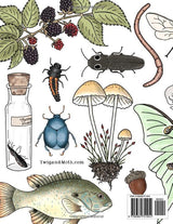 A Naturalist's Coloring Book: For Nature Lovers of All Ages WoodArtSupply