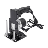 Slotting Guide Locator, Mortising Jig 2 in 1 Invisible Fastener Slotting Bracket Woodworking Slotting Locator Edge Guide Trimming Machine Hole Stand for Woodworking Furniture Splicing DUYIWAA