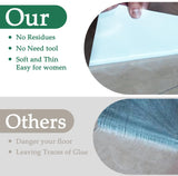 Waterproof Peel and Stick Floor Tile, 36 Pack 54 Sq.Ft（NO Sticky Residue Left） Wood Plank Vinyl Tile Stickers, Self-Adhesive DIY Flooring Tiles for Bedroom, Living Room, Bathroom （36" x 6"，Dustgray） Lareko