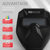 YESWELDER True Color Auto Darkening Welding Goggles, Wide Shade Range 4/5-9/9-13 with Grinding, Welding Glasses Welder Mask Welding Helmet for TIG MIG ARC Plasma Cut YESWELDER