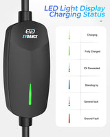 EVDANCE Level 2 EV Charger 7.68KW NEMA 14-50 Plug 32 Amp Portable Electric Vehicle Charger with 25ft Cable Outdoor SEA J1772 EV Car Charging Station Compatible with All J1772 Evs EVDANCE
