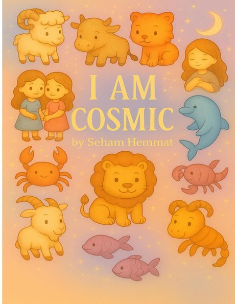 I Am Cosmic: An Astrological Affirmation Coloring Book for Kids Majosta