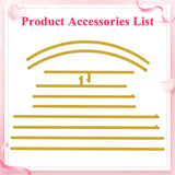 Wokceer 7.2 FT Wedding Arch Backdrop Stand, Square Arch Gold Metal Arch Backdrop Stand for Wedding Ceremony Birthday Party Bridal Baby Shower Photo Booth Garden Floral Balloon Arch Decoration Wokceer