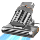 DAVANPAL Powerful Mattress Vacuum Cleaner,Handheld Bed Vacuum with UV-C Light, 16Kpa Strong Suction, 30000 RPM Dual Drum Brushes, 140°F Hot Air & Ultrasonic Tech, 500W Corded for Quick Dust Removal DAVANPAL