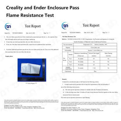 Creality Ender 3D Printer Enclosure Fireproof and Dustproof Tent Constant Temperature Protective Cover Room for Creality Ender 3V2/Ender 3V2 Neo/Ender 3S1/Ender 3Pro/Ender 3/Ender 3Neo 3D Pri - WoodArtSupply