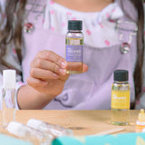 Kiss Naturals - Lava Lip Gloss Kit - With Organic Castor Oil, Safflower Oil, Coconut Oil - STEM DIY Science Kit - Make 6 Lip Gloss - 2 Natural Flavors - Birthday, Holiday, Party Gift for Girls Kiss Naturals