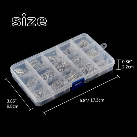 KUUQA Jewelry Making Kit Jewelry Findings Starter Kit Jewelry Beading Making and Repair Tools Kit KUUQA