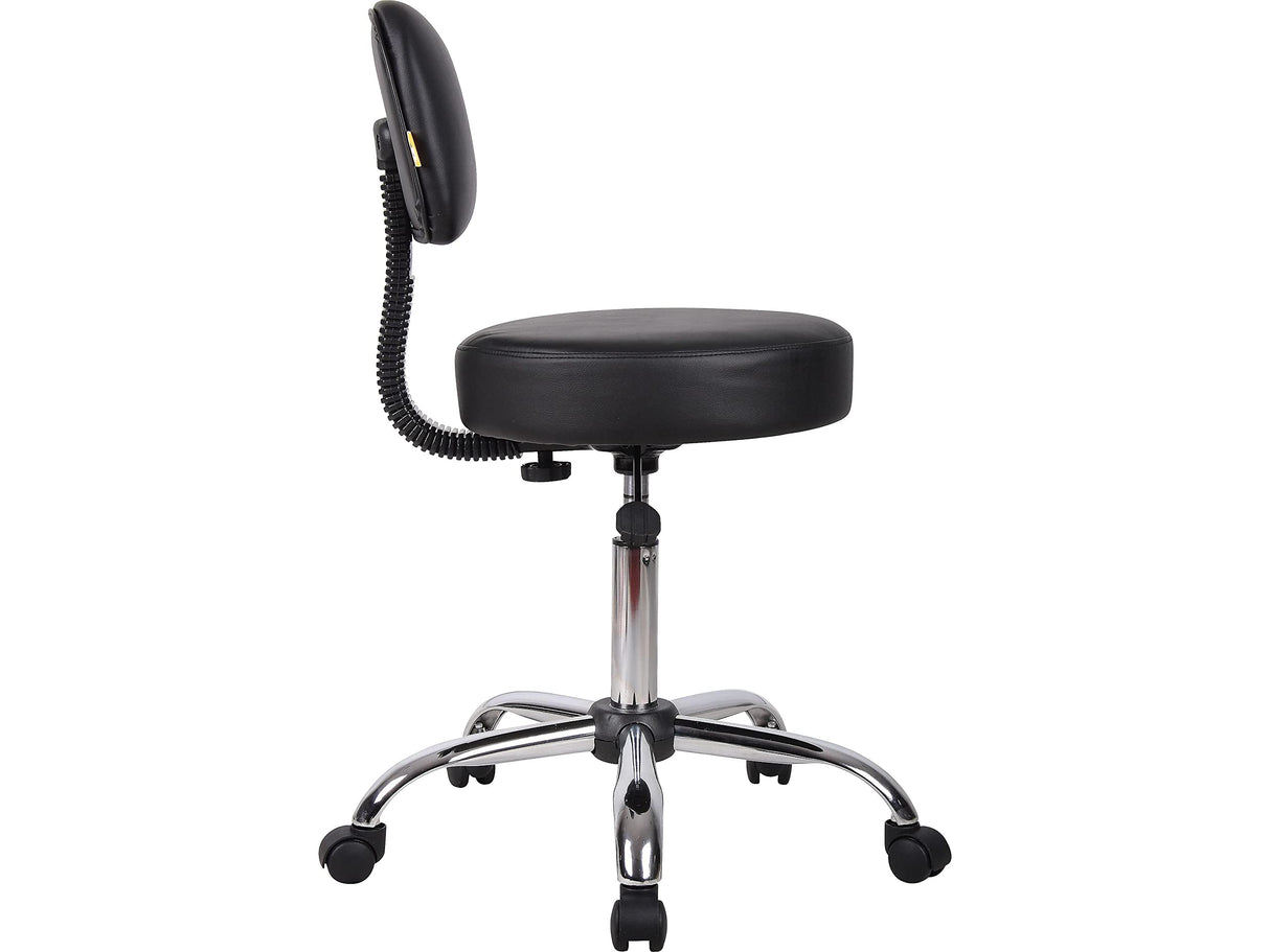 Be Well Medical Spa Professional 26.5-Inch Drafting Stool, Black (B245-BK) B245-BK Boss Office Products