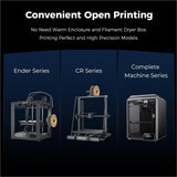 Creality Hyper ABS Filament for K1/K1 Max/K1C, Official 3D Printer Filament ABS 1.75mm for High-Speed Printing Convenient Open Printing ABS Filament, 1kg(2.2lbs) Spool Fit Most 3D Printer(Gray) Creality