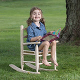 Lehman's Handcrafted Eli & Mattie Amish Made Children's Size Wooden Rocking Chair Lehman's