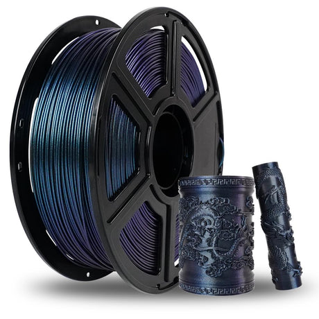 FLASHFORGE PETG Filament 1.75mm, Chameleon Color Shift 3D Printer Filament, Changes Color with Light and Angles, 1KG Spool (2.2lbs), Dimensional Accuracy±0.02 mm, Premium PETG Filament(Burnt Titanium) FLASHFORGE