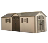 Lifetime 60127 20 x 8 Ft. Outdoor Storage Shed, Desert Sand Lifetime