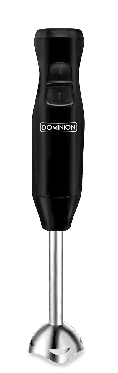 Dominion D4003SB Stick Hand Blender, Compact, Black/Stainless Steel