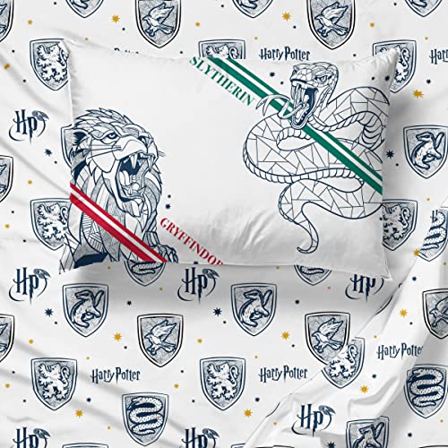 Jay Franco Harry Potter Stand Together 5 Piece Twin Size Bed Set - Includes Comforter & Sheet Set - Super Soft Kids Bedding Fade Resistant Microfiber (Official Harry Potter Product) Jay Franco