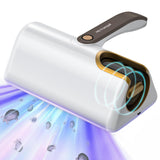 Mattress Vacuum Cleaner, UV Bed Vacuum Cleaner, 12KPa Powerful Suction with Hepa Filter for Dust, Pet Hair Handheld Mattress Deep Cleaner Effectively Clean Up Bed, Pillows, Cloth Sofas, Carpets MS.Tranquil