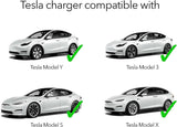 Lectron Level 2 Tesla Charger - 240V, 40 Amp, NEMA 14-50 Plug, 16 ft Extension Cord - Portable Electric Car Charger for Tesla - Compatible with All Tesla Models 3/Y/S/X Lectron