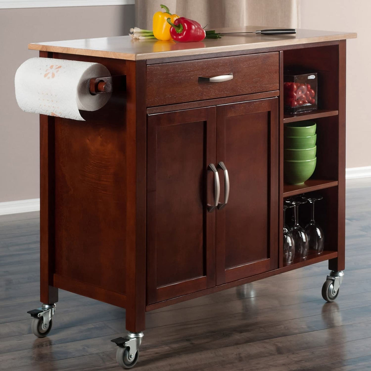 Winsome Mabel Kitchen Cart (94843) Winsome