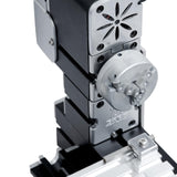 ZHRUI High Power 60W Powerful Mini Metal DIY 4-axis Rotating Lathe Lathes Machine Tools With Base 12000 rpm for Wood Soft Metals Plexiglass Plastic ZHRUI