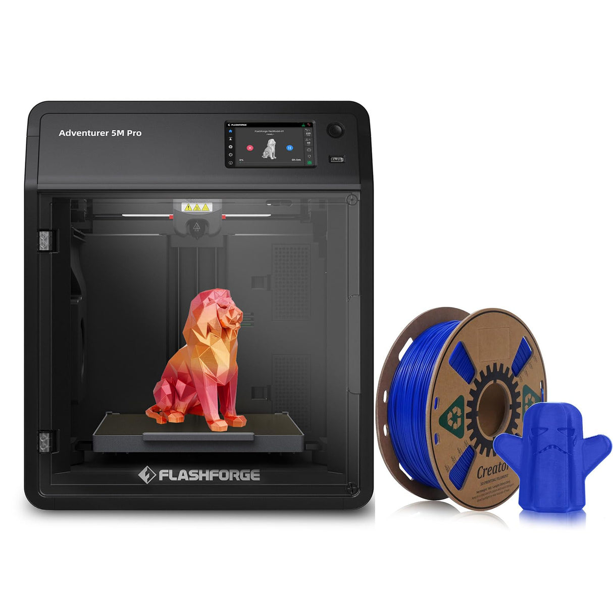 Flashforge Adventurer 5M Pro 3D Printer with Extra 1KG ASA Sky Blue Filament FLASHFORGE