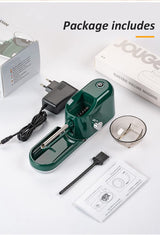 Cigarette Rolling Machine Electric Automatic Injector Tobacco Roller Maker Portable Good for Regular King Size 8mm Tube (Black1) KUGUAN