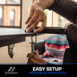 EastPoint Sports Ping Pong Conversion Top, Foldable Table Tennis Topper, Lightweight and Portable, Zero Assembly Required, Blue EastPoint Sports