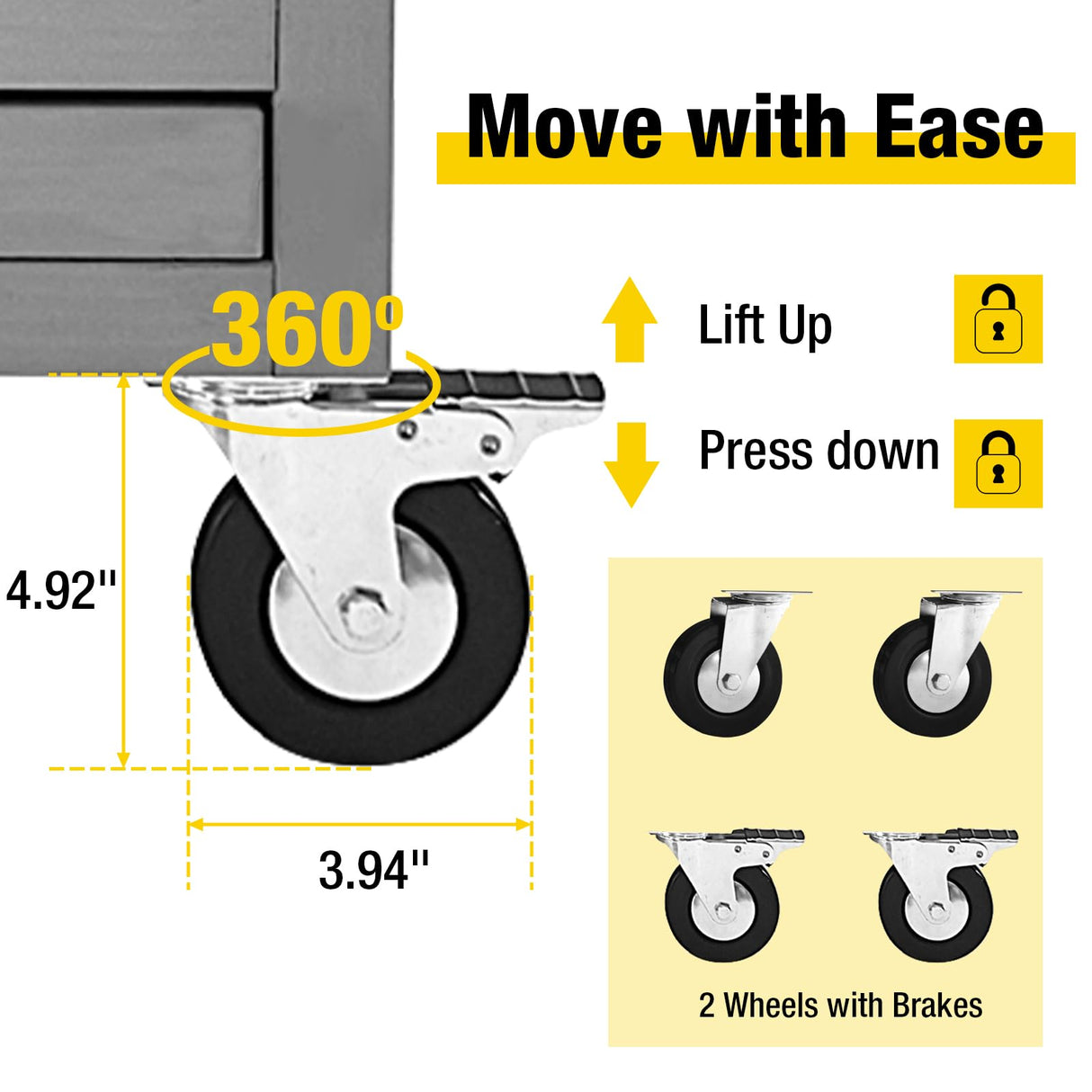 Aivituvin Chicken Coop with Wheels Outdoor Poultry Cage with Two Nesting Boxes 19ft² Wooden Hen House Aivituvin