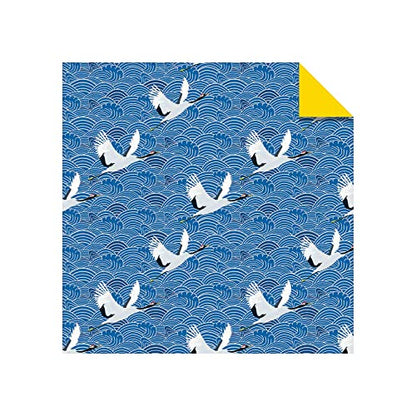 Origami Paper 200 sheets Blue and White Patterns 6" (15 cm): Double Sided Origami Sheets Printed with 12 Different Designs (Instructions for 6 Projects Included) - WoodArtSupply