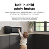 SAMSUNG 1.9 cu. ft. Countertop Microwave with Sensor Cooking, Stainless Steel, MS19DG8500SRAA SAMSUNG