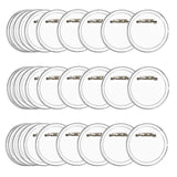 BUYGOO 30Pack 2.4 inch Clear Button Pins Make Your Own Buttons Picture Button Pin Acrylic Design Button Badge Clear Picture Buttons Badges Kit for DIY Crafts BUYGOO