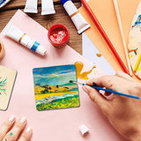 ZQYYQZ 30PCS 4x4 Inch Wood Squares, Unfinished Blank Natural Square Wood Pieces Wooden Cutouts for DIY Crafts Painting, Scrabble Tiles, Coasters, Home Decoration ZQYYQZ