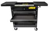 JEGS Heavy-Duty Tool Box Cart | 220 LBS Capacity | Uses Four 4” Caster Wheels | Includes 2 Keyes And 6 Drawer Liners | Black With JEGS Logo | 2 JEGS