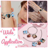 PH PandaHall 20pcs 5 Styles Heat Transfer Pendants, Metal Pendant Blanks Heart/Round Craft Bezel Setting Blank Photo Bezel Charms for Sublimation Bracelets Keychains DIY Jewelry Making PH PandaHall