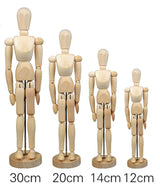 Artist Wooden Manikin Mannequin Sketching Lay Figure Drawing Model Aid Human Figure Artist Draw Painting Model Mannequin Jointed Doll for Art Drawing Human Figure UpTuoLi