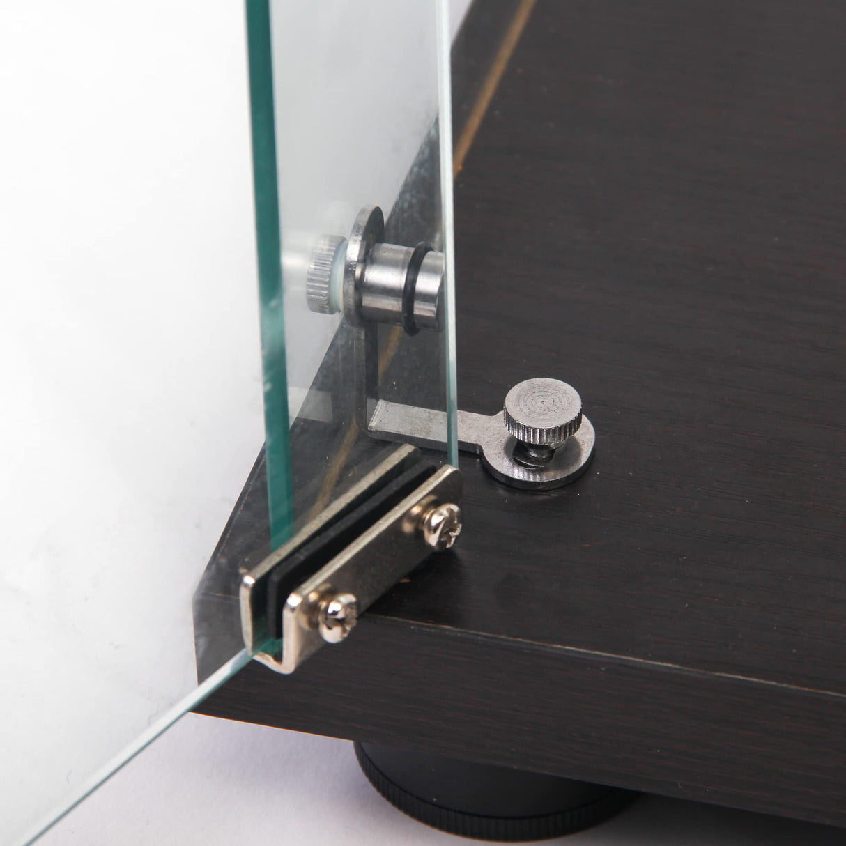 Glass Display Cabinet with Locks,64.7 inch Curio Cabinet with Glass 2 Doors,2 Columns Glass Cabinet/Display Case/Bookshelf for Living Room Reading Room Office Homfii