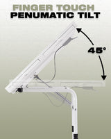 1000 Piece Tilting Jigsaw Puzzle Board with Drawers and Cover, Movable Jigsaw Puzzle Table with Wheels for Adults, Angle and Height Adjustable, 30''x22'' Velvet-Lined Tabletop and Color-Coded Drawers XIJ