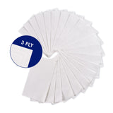 100 Pack Paper Napkins Guest Towels Disposable Premium Quality 3-ply Dinner Napkins Disposable Soft, Absorbent, Party Napkins Wedding Napkins for Kitchen, Parties, Dinners or Events（white) JOLLY CHEF