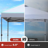 ABCCANOPY Pop Up Canopy - Outdoor Patio Portable Canopy Tent Heavy Duty for Backyard and Deck with 4 Sandbags(White, 10x10) ABCCANOPY