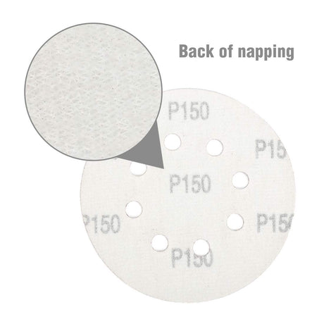 WORKPRO 80-Piece Sanding Disc Set，5-Inch 8-Hole Hook and Loop Sanding Discs, 60, 80, 100, 120, 180, 240, 320, 400 Grits Sandpaper for Random Orbital Sander(Not for Oscillating Tools or Mouse Sander) WORKPRO