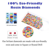 Puraikcmi 5D DIY Diamond Art Painting Yorkie Yorkshire Terrier Dog 16X16 inches Full Round Drill Rhinestone Embroidery for Wall Decoration Puraikcmi