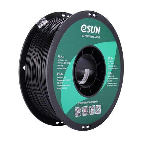 eSUN PLA PRO (PLA+) 3D Printer Filament, Dimensional Accuracy +/- 0.03mm, 1kg Spool, 1.75mm, Black eSUN