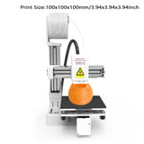 Mini 3D Printer, FDM 3D Printers for Beginners, 4x4x4 Printing Size, Support 1.75mm TPU PLA, Small 3D Printing Machine with (US Plug) Gugxiom